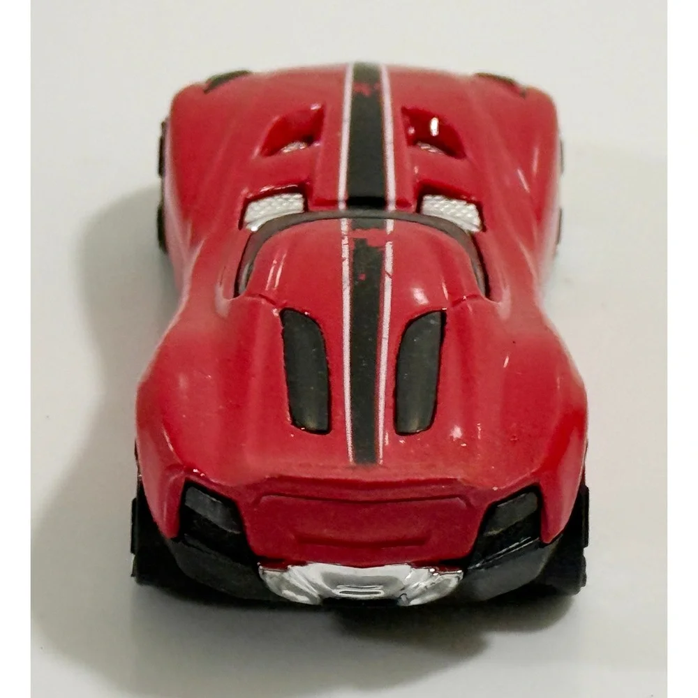 Hot Wheels Gazella GT Toy Car Kids 1:64 Red Black Racing Stripe 2014 Mattel